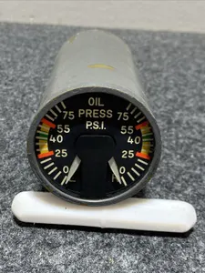497-01614 (Alt: 6608404-1) Armtec Dual Oil Pressure Indicator (26V) Learjet
